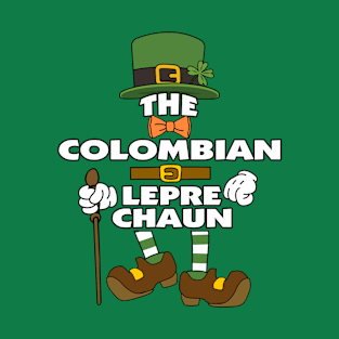 The Colombian Leprechaun St Patrick's Day Celebration Matching Outfits Group Attire T-Shirt