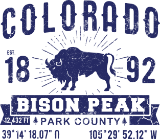 Colorado Bison Peak Magnet