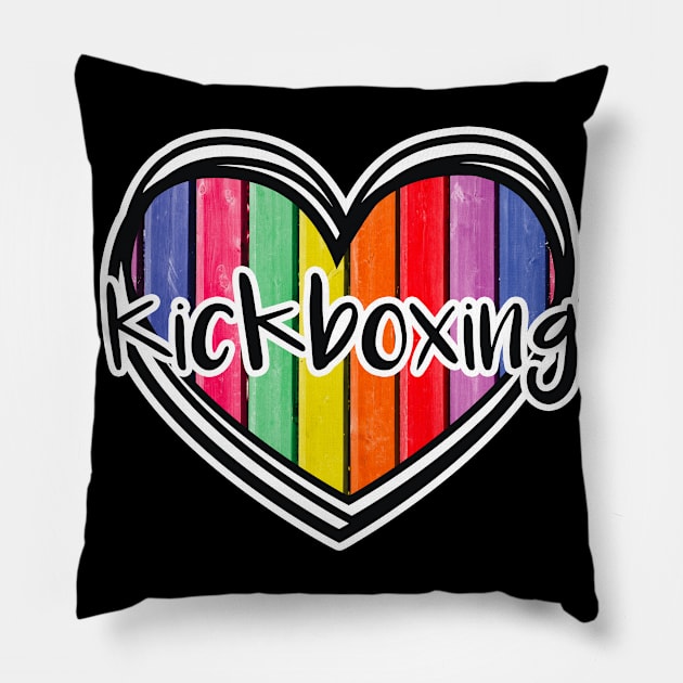 Kickboxing boy or girl Pillow by SerenityByAlex