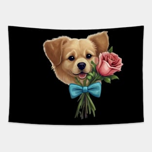 golden retriever boyfriend Tapestry