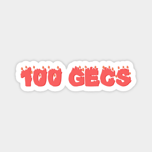 100 Gecs Flame Magnet