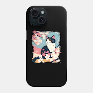 Kawaii Cats Cherry Blossom - Cute Japanese Sakura Phone Case