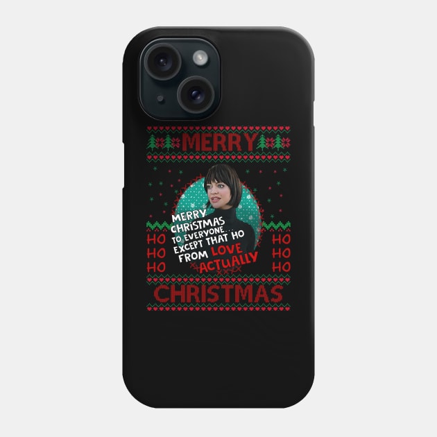 Love Christmas Actually...except for her Phone Case by Camp David