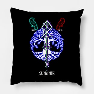 Gungnir spear of the god Odin Pillow