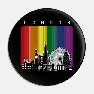 London LGBT Flag Pin