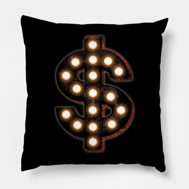 Marquee Sell-Out Pillow by bronzarino