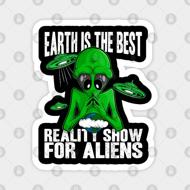 Funny UFO Lover Alien Abduction Magnet by Acroxth