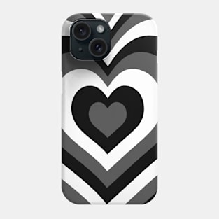 grey heartloop Phone Case