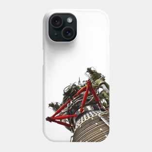 rocket tower in photograph at sky Phone Case