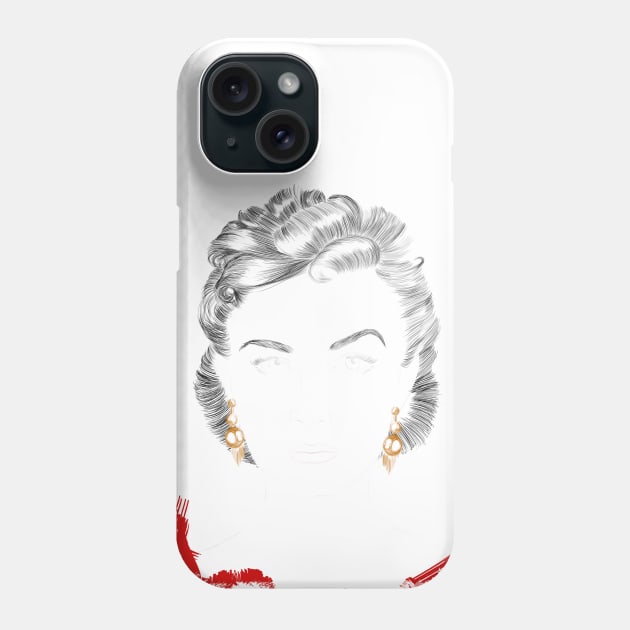 Scarlett O'Hara Phone Case by njikshik