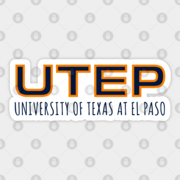 UTEP - The University of Texas at El Paso (Full) - Texas - Sticker