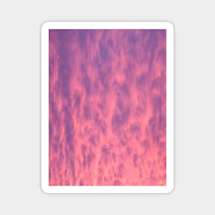 Pink Winter Sky Magnet