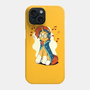 Sunburst with Headphones Phone Case