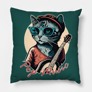 Pop Musician Cat Pillow