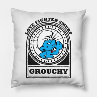 Grouchy - Love Fighter Smurf Pillow