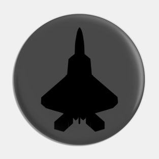 F-22 Raptor Silhouette Pin