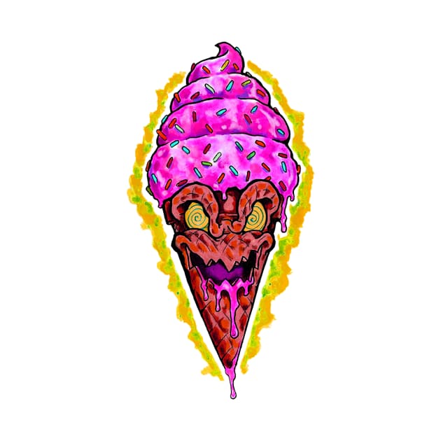 The Crazy pink Ice-cream by A1designs