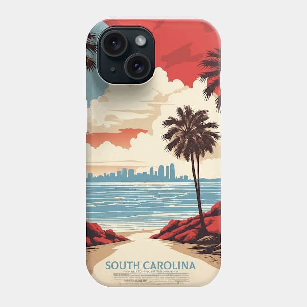 South Carolina United States of America Tourism Vintage Phone Case by TravelersGems