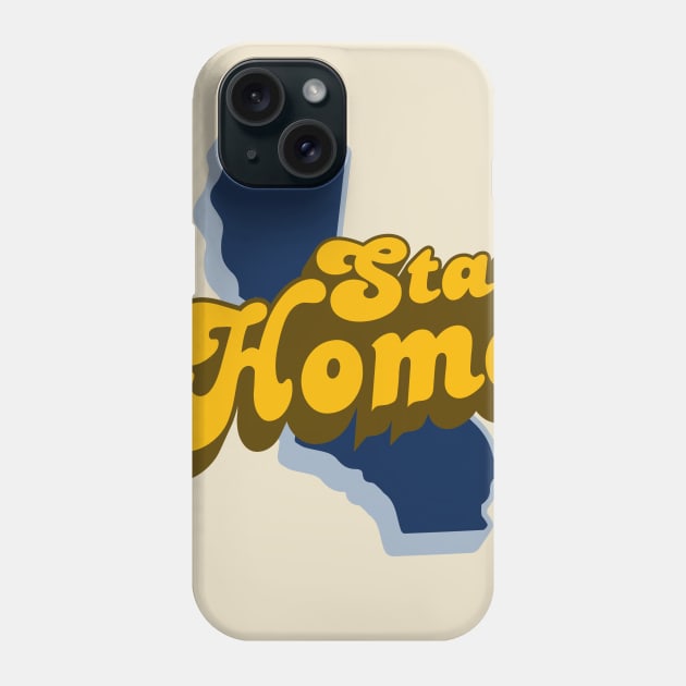 Stay Home Phone Case by Mike Hampton Art