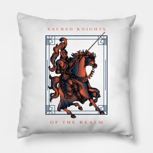 Sacred Knights Of The Realm Pillow