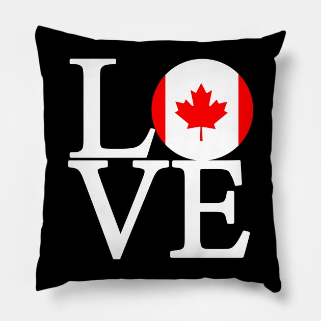 I love canada gift for family Pillow by Charlotte123