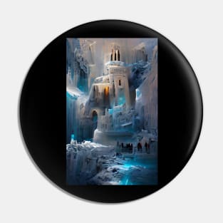 Ice Castle Fantasy Art Style Pin