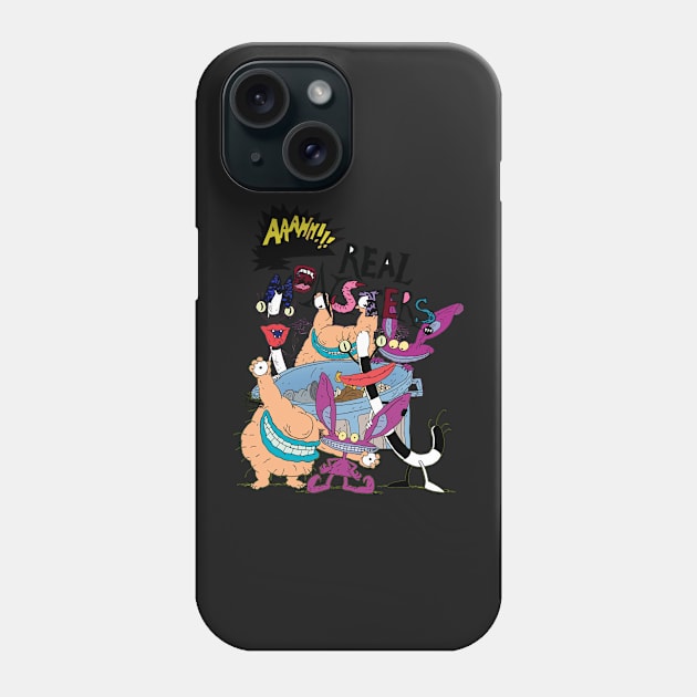 aaahh real monsters Phone Case by thebeatgoStupid