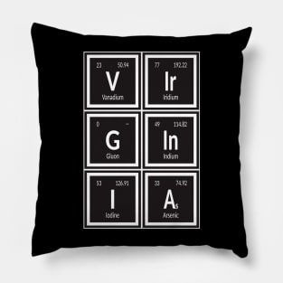 Virginia State of Elements Pillow