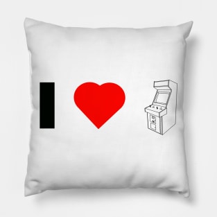 I 'Heart' Arcades Pillow