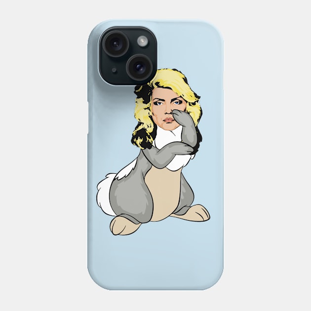 Debbie Hare-y Phone Case by Rock x N x Roll Animals