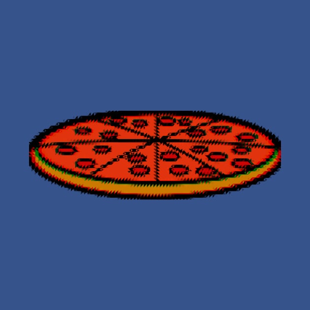 Pixel Pizza | Best Pizza Gift For Pizza Lover by waltzart