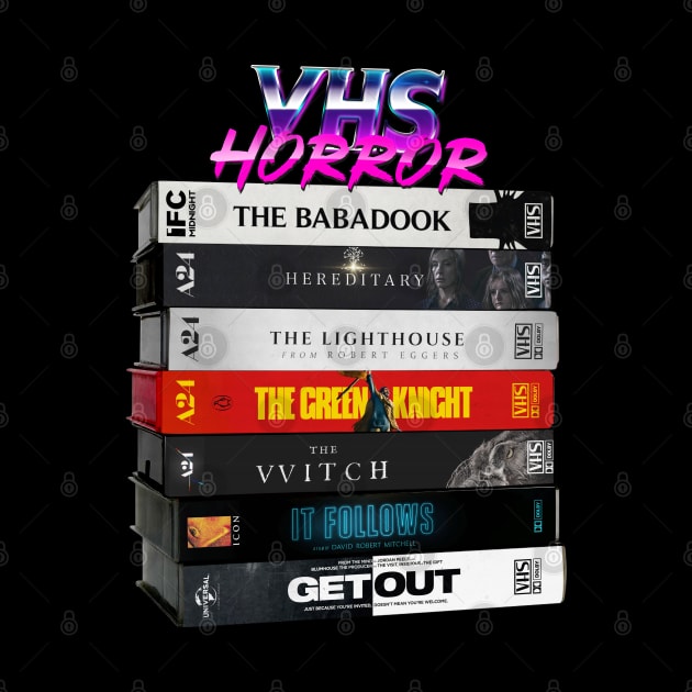 VHS Horror New by ribandcheese