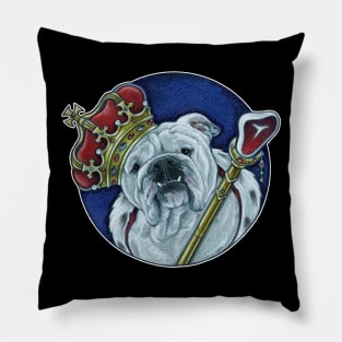 King Bulldog Pillow