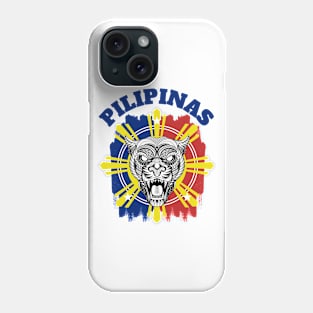 Tribal line Art Tiger x Philippine Flag Phone Case