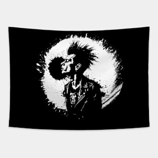 "Rebel Yell" - Punk Rock Explosion Tee Design Tapestry