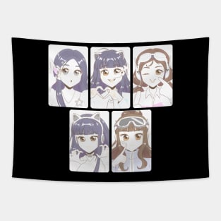 Cute Korean Girl Tapestry