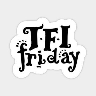 TFI Friday (black logo) Magnet