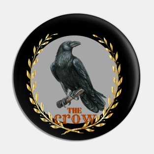 beautiful BLACK  CROW Pin