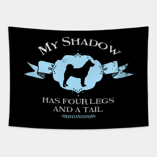 My Akita/Shiba Inu Shadow Tapestry