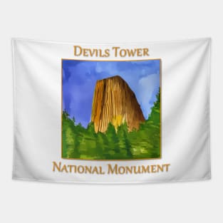 Devils Tower National Monument Tapestry