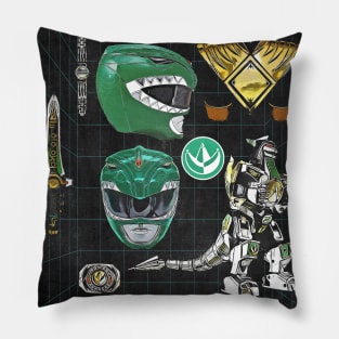 Green Power Weapons Pillow