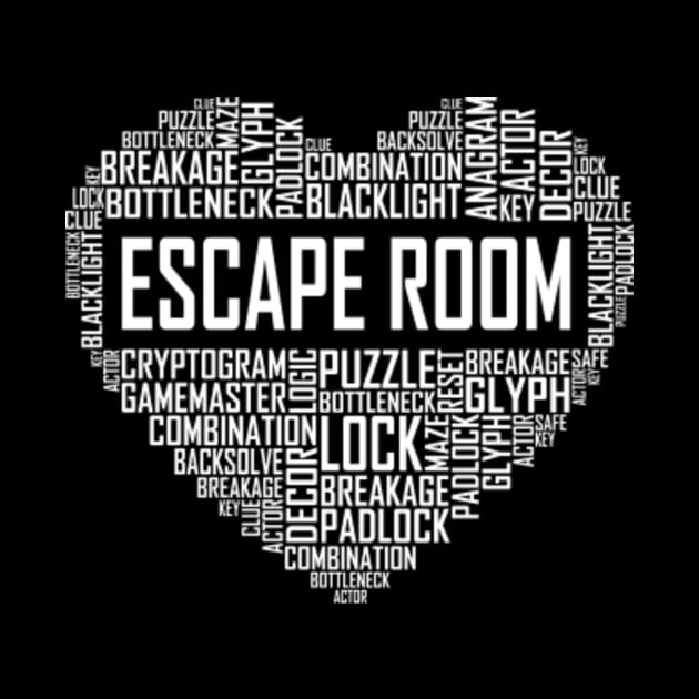 Escape Room Heart by LetsBeginDesigns