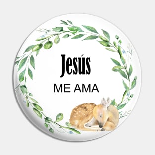 Jesus me ama, spanish bible verse Pin