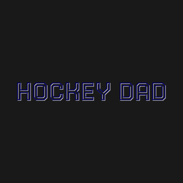 Hockey Player Dad Parent by Richard Fisher Art