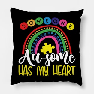 Love educate and accept autism Pillow