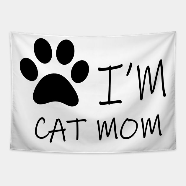 I'm Cat Mom Tapestry by NICHE&NICHE