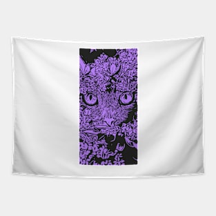 Purple Cat Tapestry