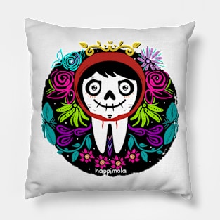 Molar Dia de Muertos 2 Pillow