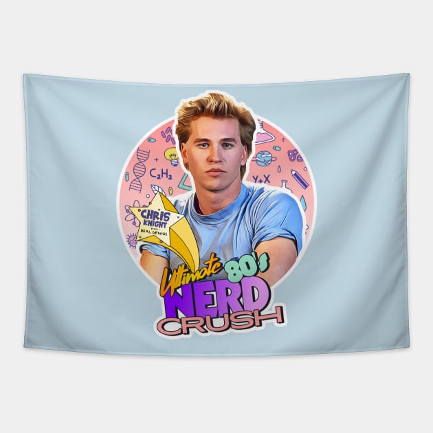 Chris Knight from Real Genius ● 80s Movies Nerd Crush Tapestry by darklordpug