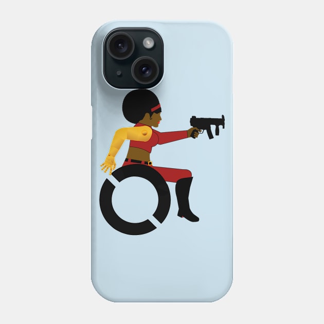 Rolling Misty Knight Phone Case by RollingMort91